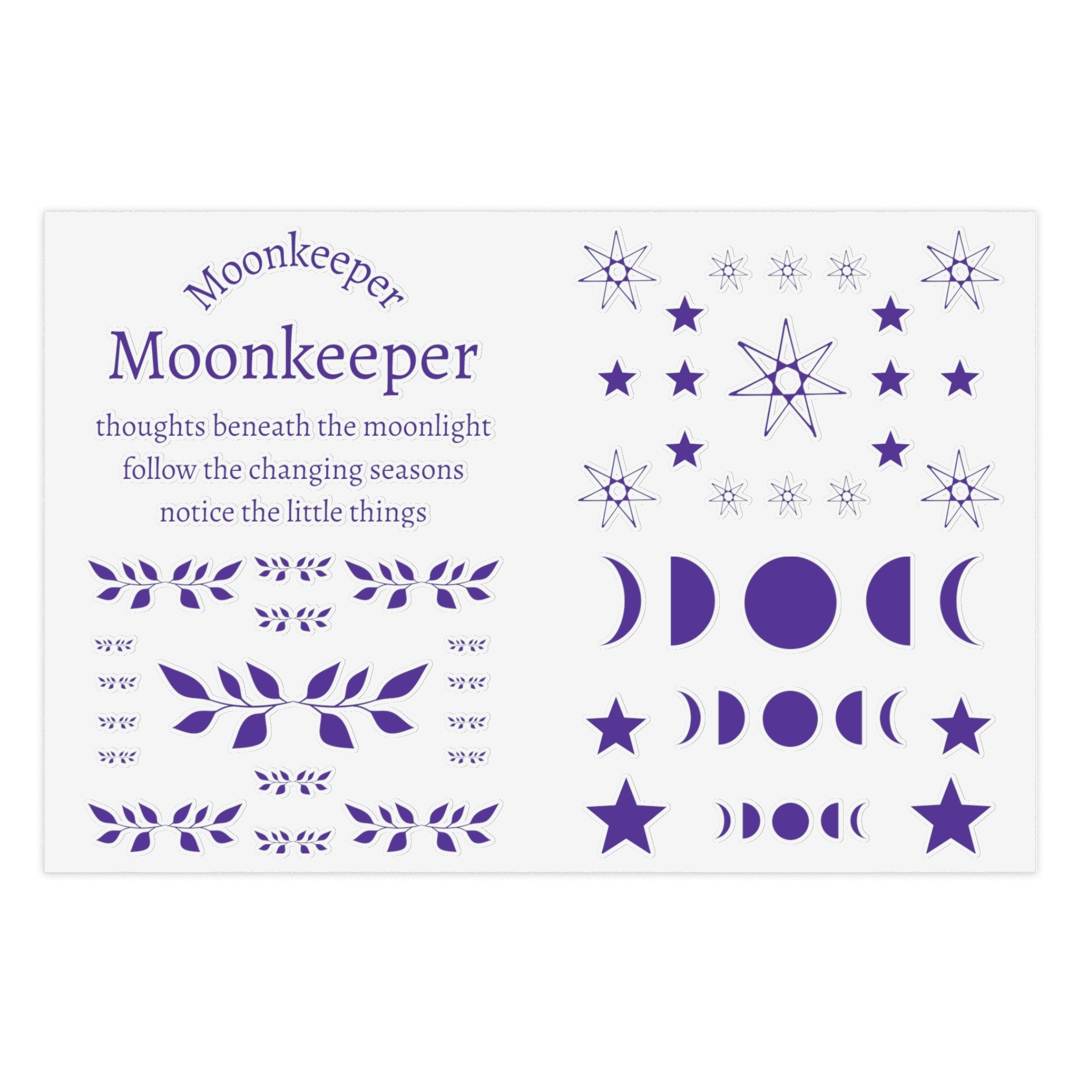 The Moonkeeper Sticker Sheet