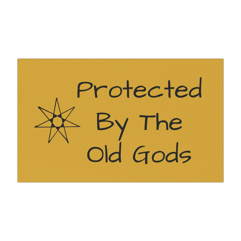 Protected By The Old Gods  Vehicle Car Magnet | Pagan Heathen Symbol