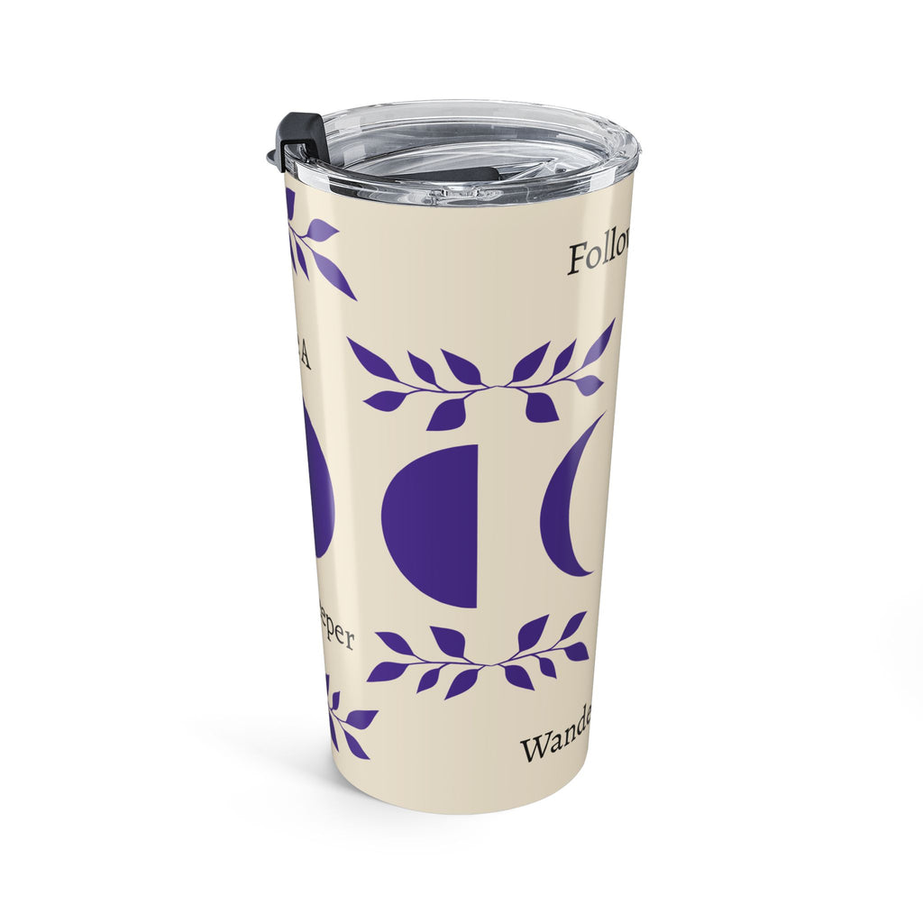 Moonkeeper Tumbler 20oz | Purple Crescent Moon Design