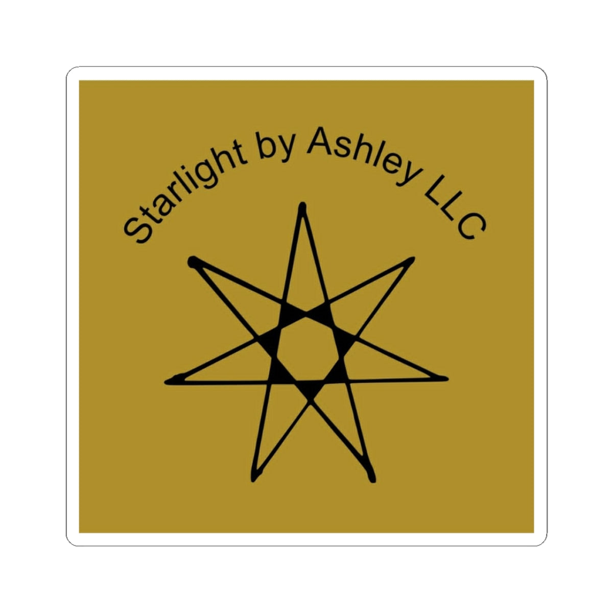 Starlight by Ashley LLC Sticker | Star Kiss-Cut Sticker Decorative Decal