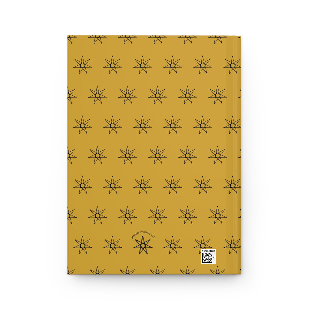 Starburst Yellow Hardcover Journal A5 | Matte