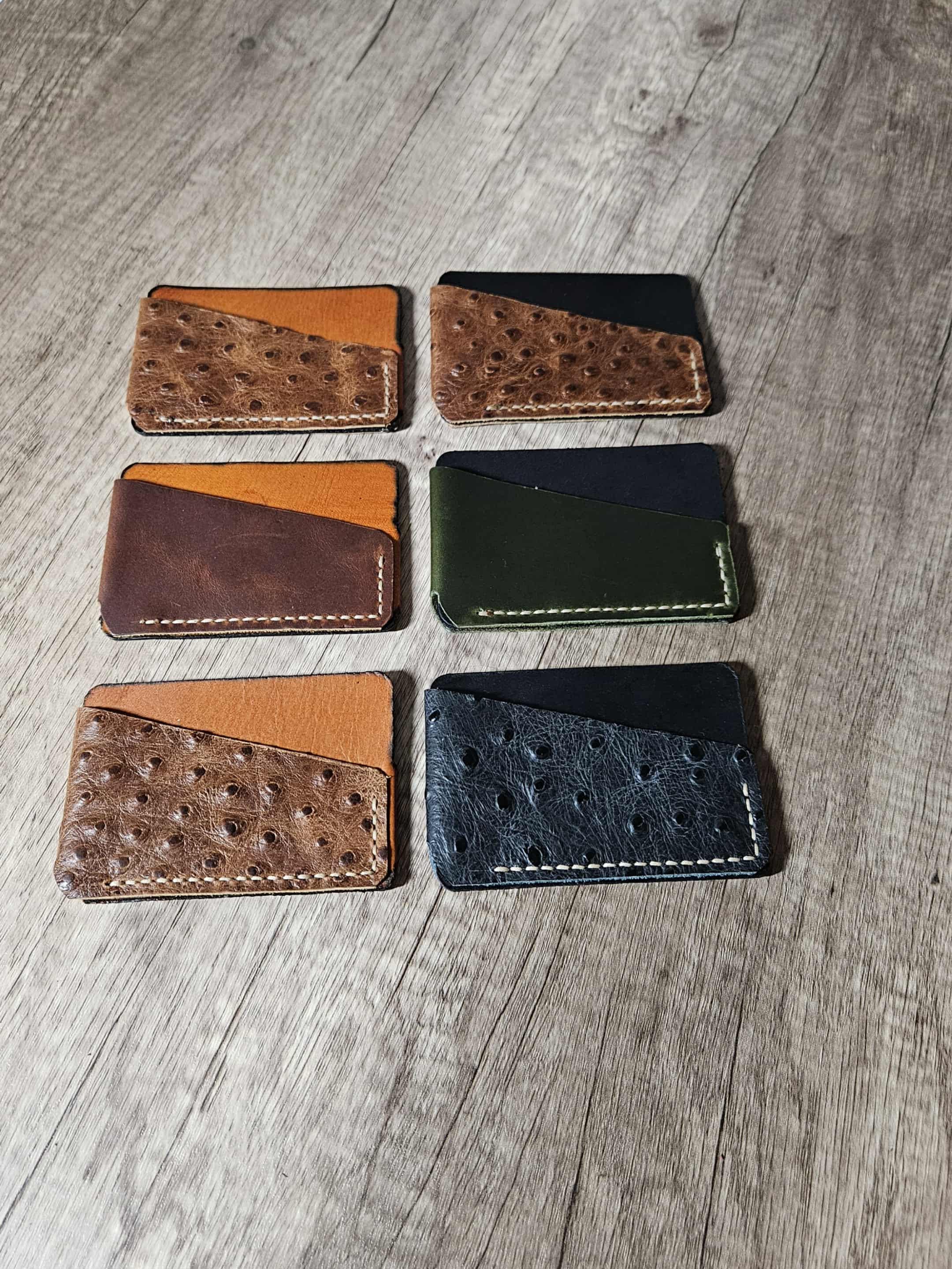 Wrap Wallet - All Real Cow Leather Slim Wallet