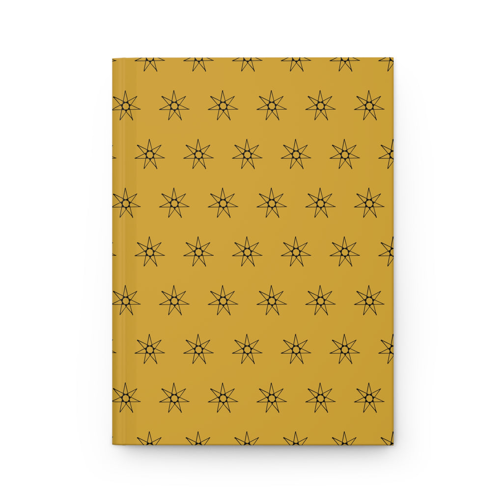 Starburst Yellow Hardcover Journal A5 | Matte