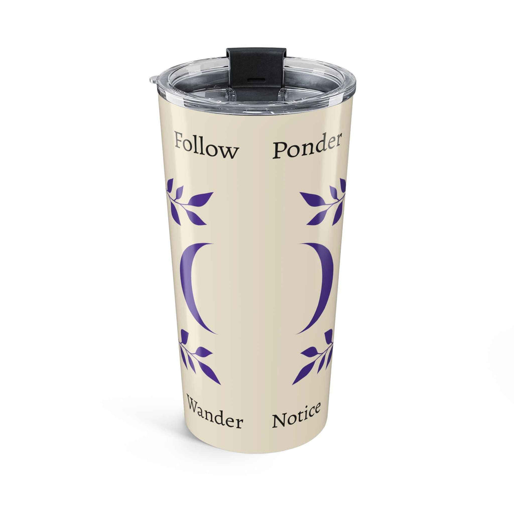 Moonkeeper Tumbler 20oz | Purple Crescent Moon Design