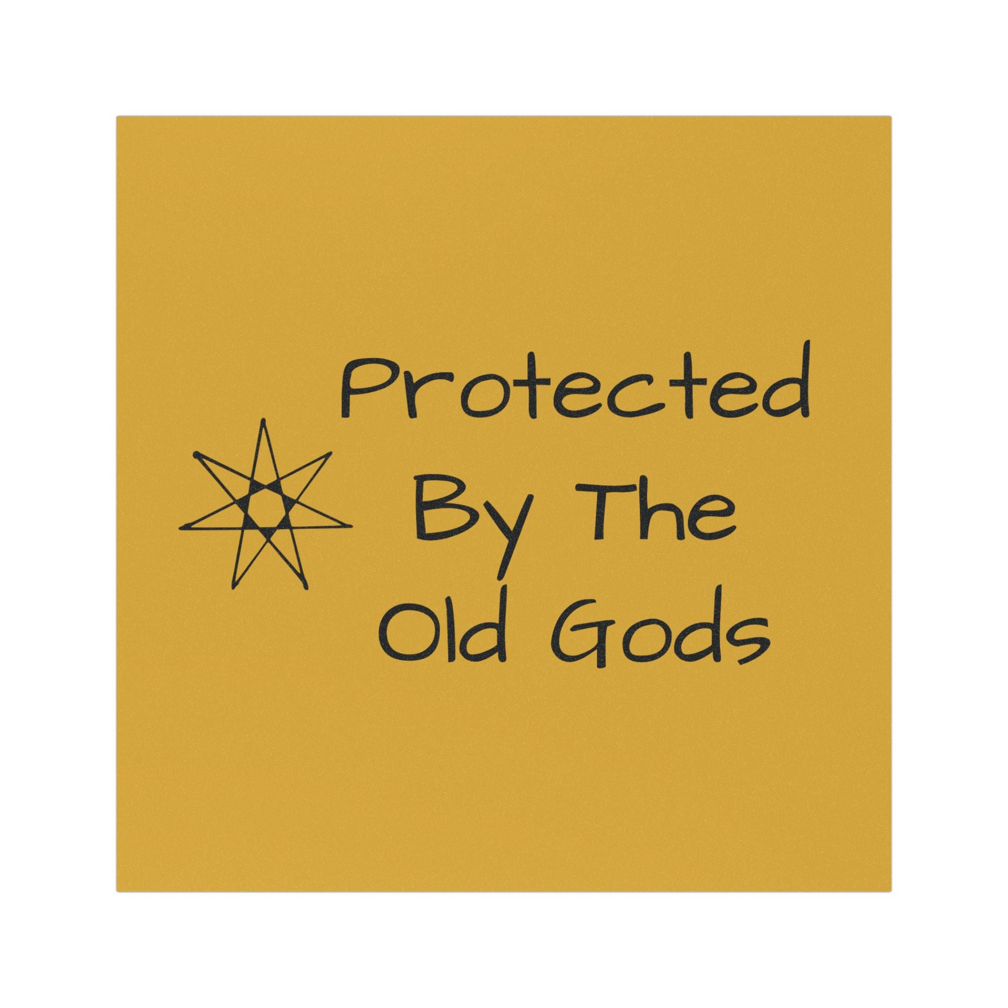 Protected By The Old Gods  Vehicle Car Magnet | Pagan Heathen Symbol