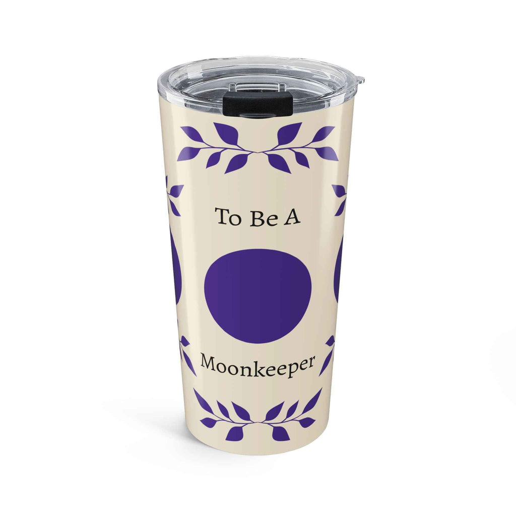Moonkeeper Tumbler 20oz | Purple Crescent Moon Design