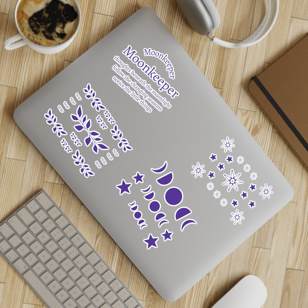 The Moonkeeper Sticker Sheet – 5 Sheet Set
