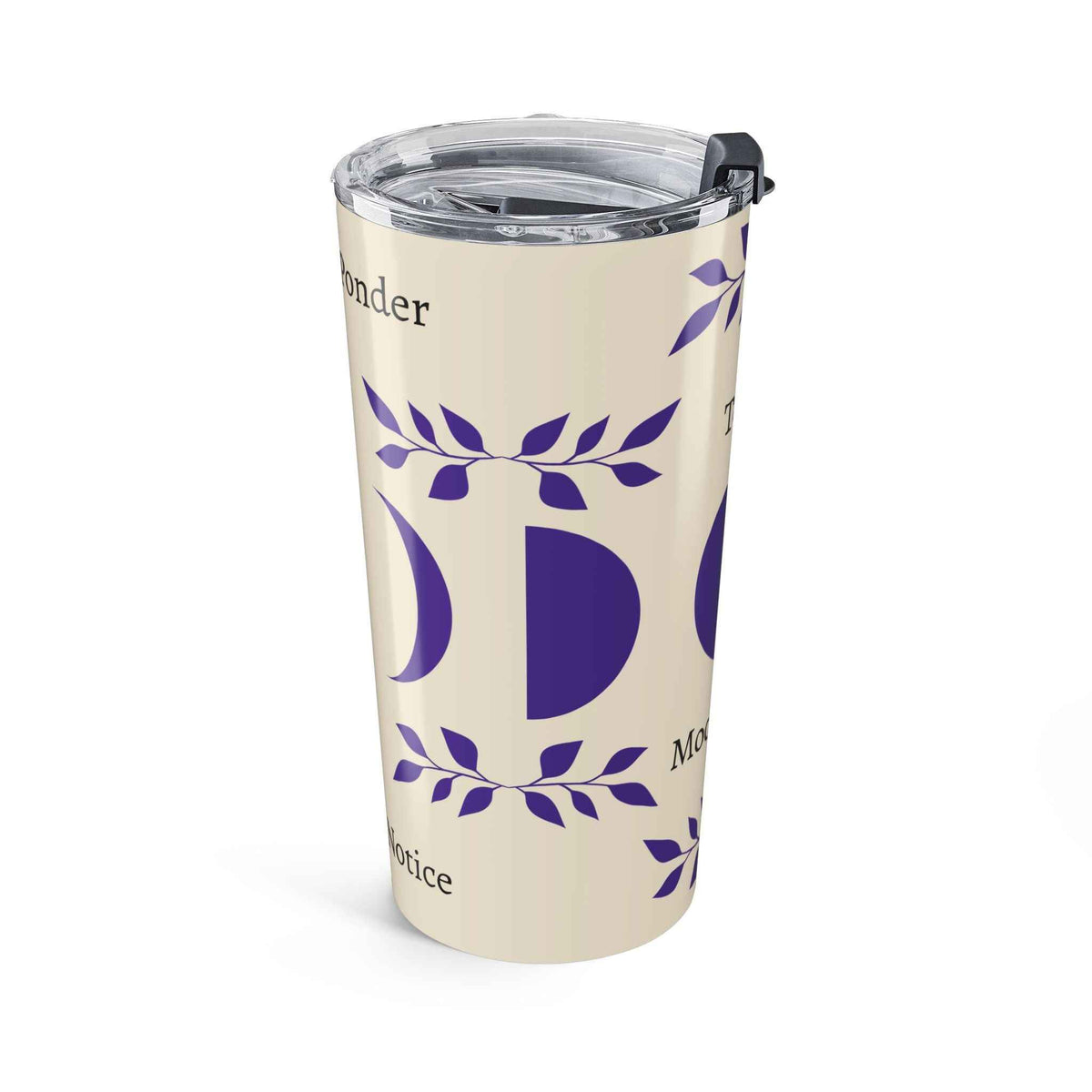 Moonkeeper Tumbler 20oz | Purple Crescent Moon Design