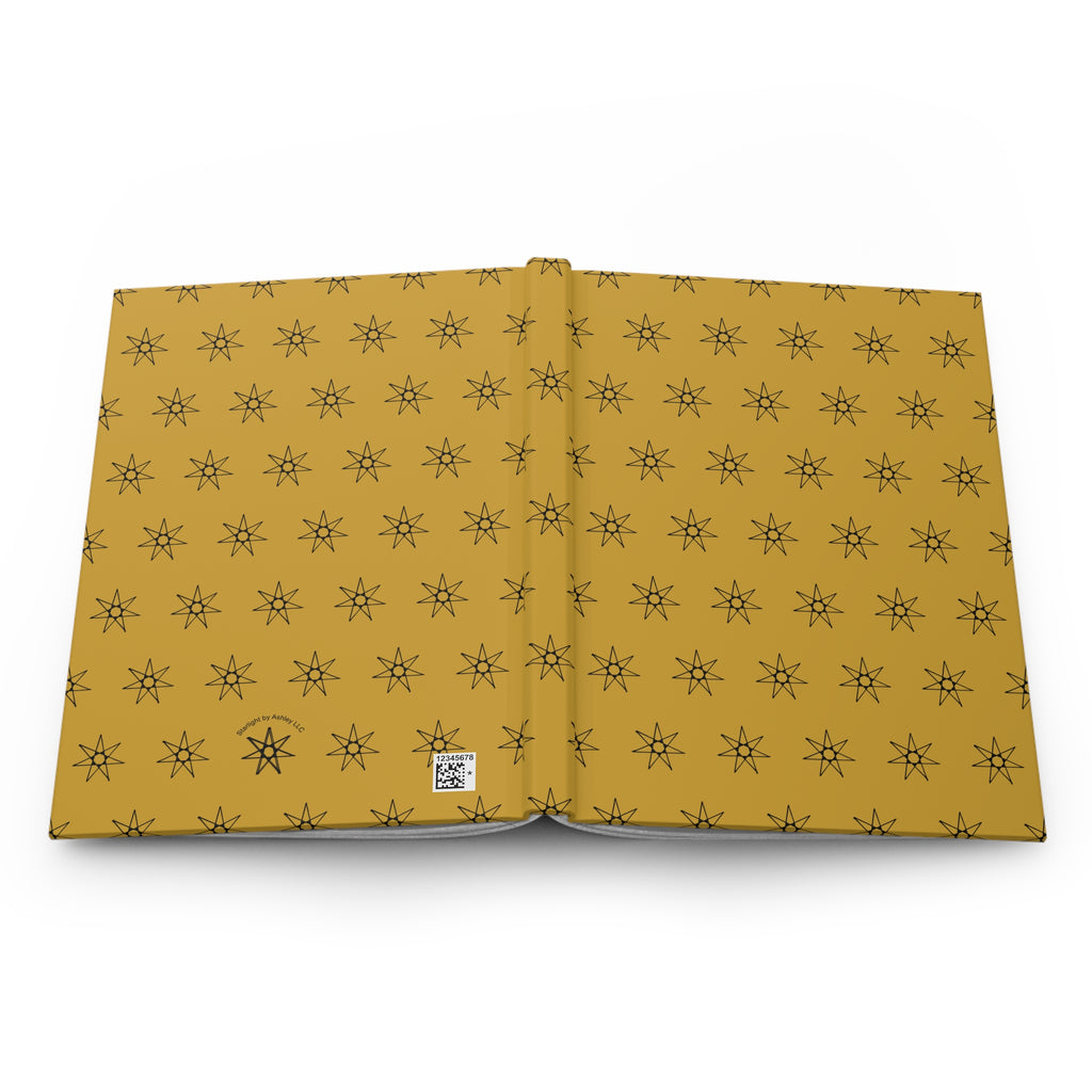 Starburst Yellow Hardcover Journal | A5 Matte