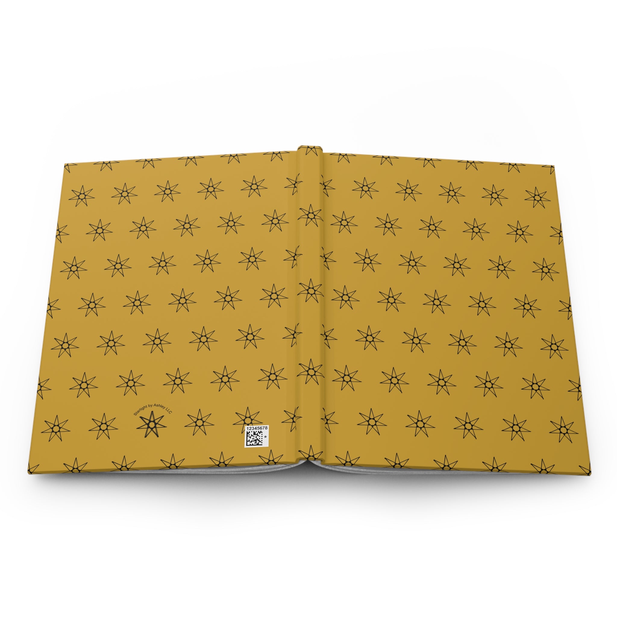 Starburst Yellow Hardcover Journal | A5 Matte