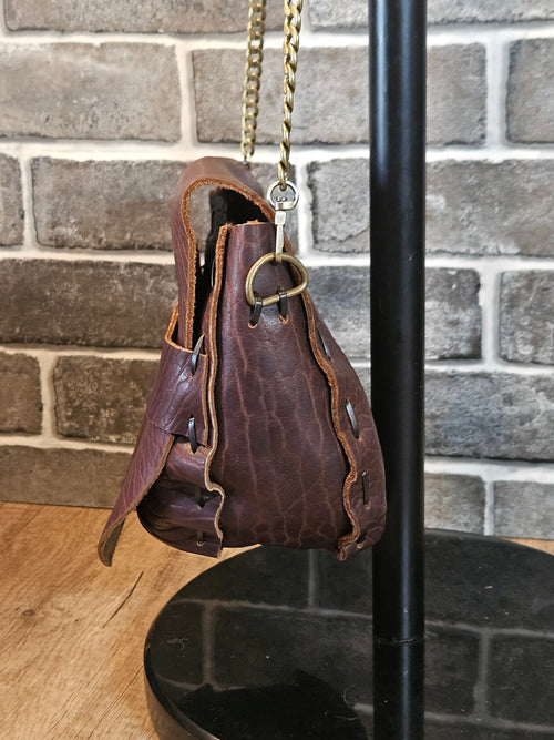 The Wildwood Crossbody - Brown Bison Leather