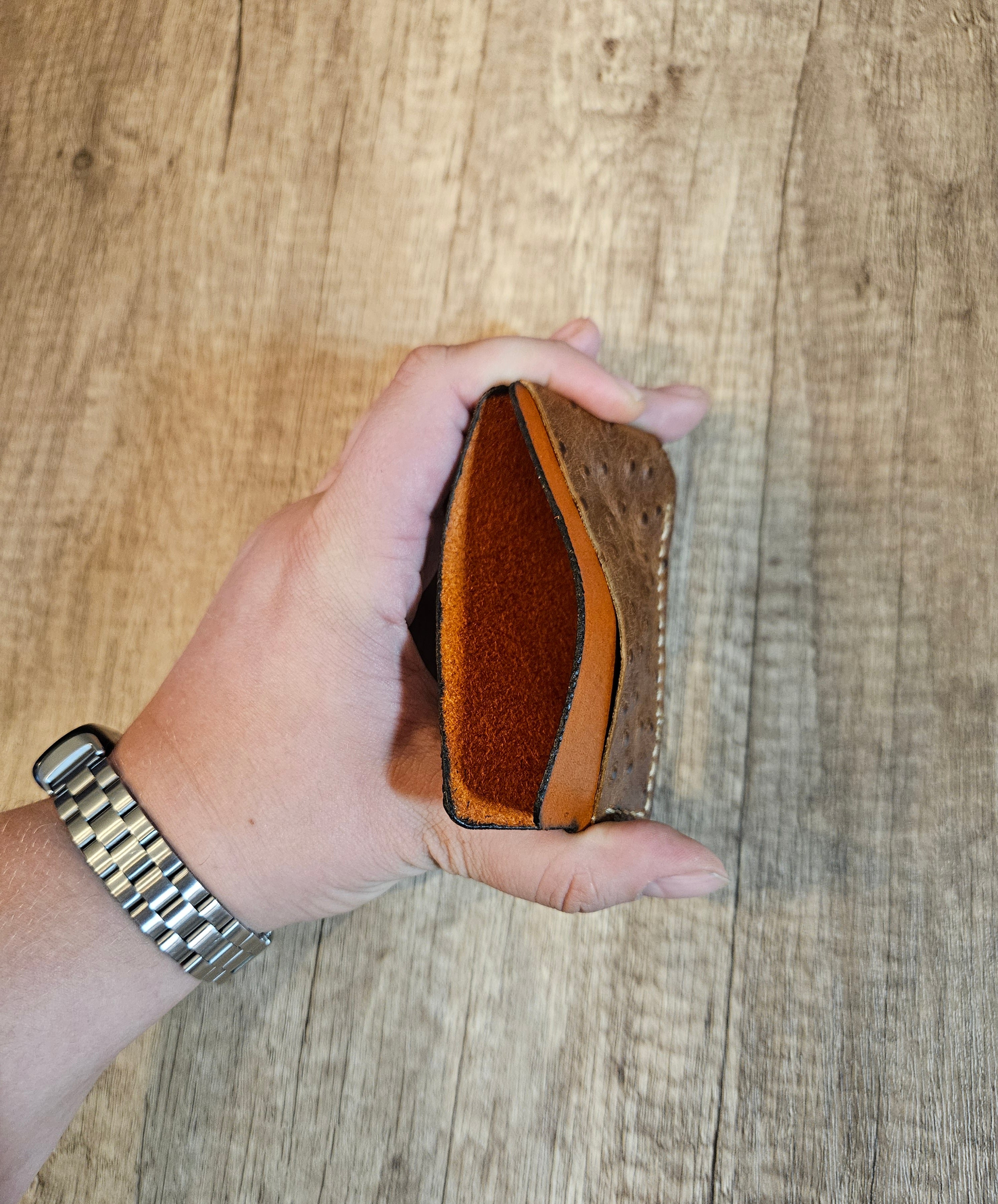 The Hearthside Pocket Trio — All-Cow Leather Wallet