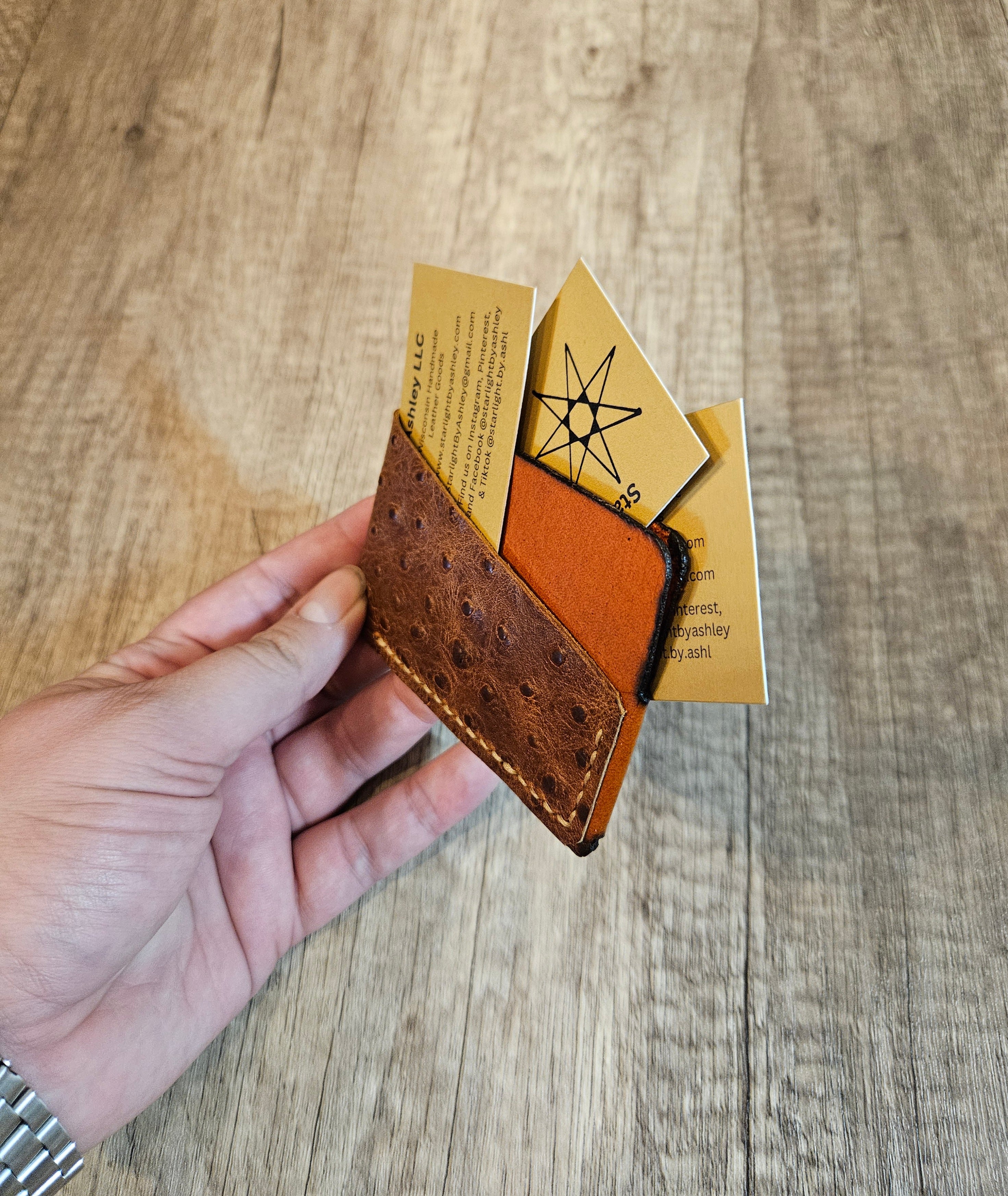 The Hearthside Pocket Trio — All-Cow Leather Wallet