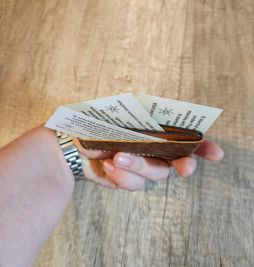The Hearthside Pocket Trio — All-Cow Leather Wallet