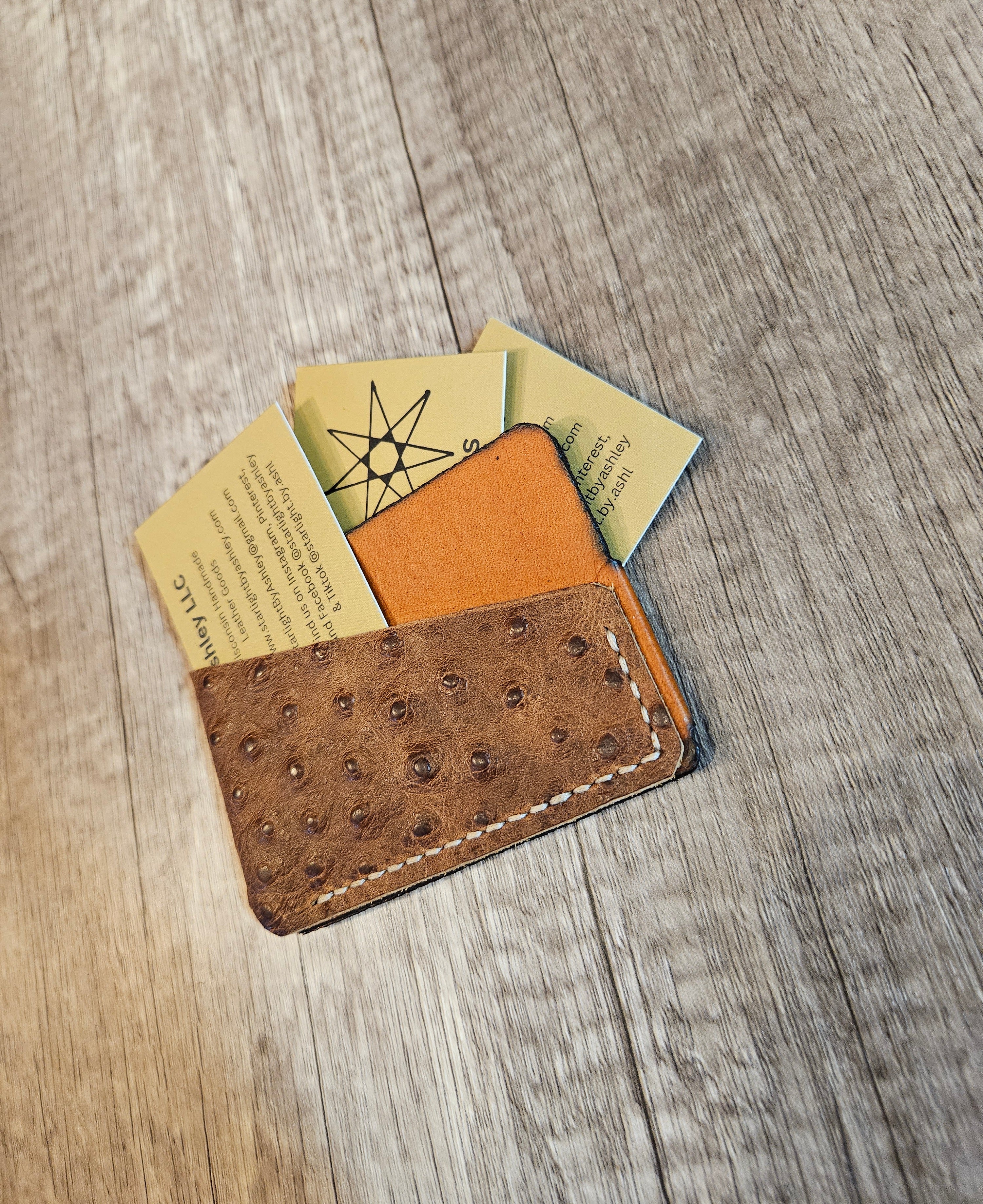 The Hearthside Pocket Trio — All-Cow Leather Wallet