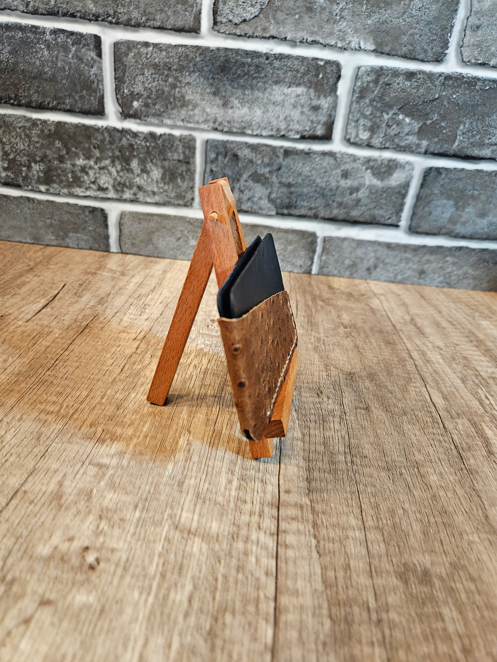 The Hearthside Pocket Trio — All-Cow Leather Wallet