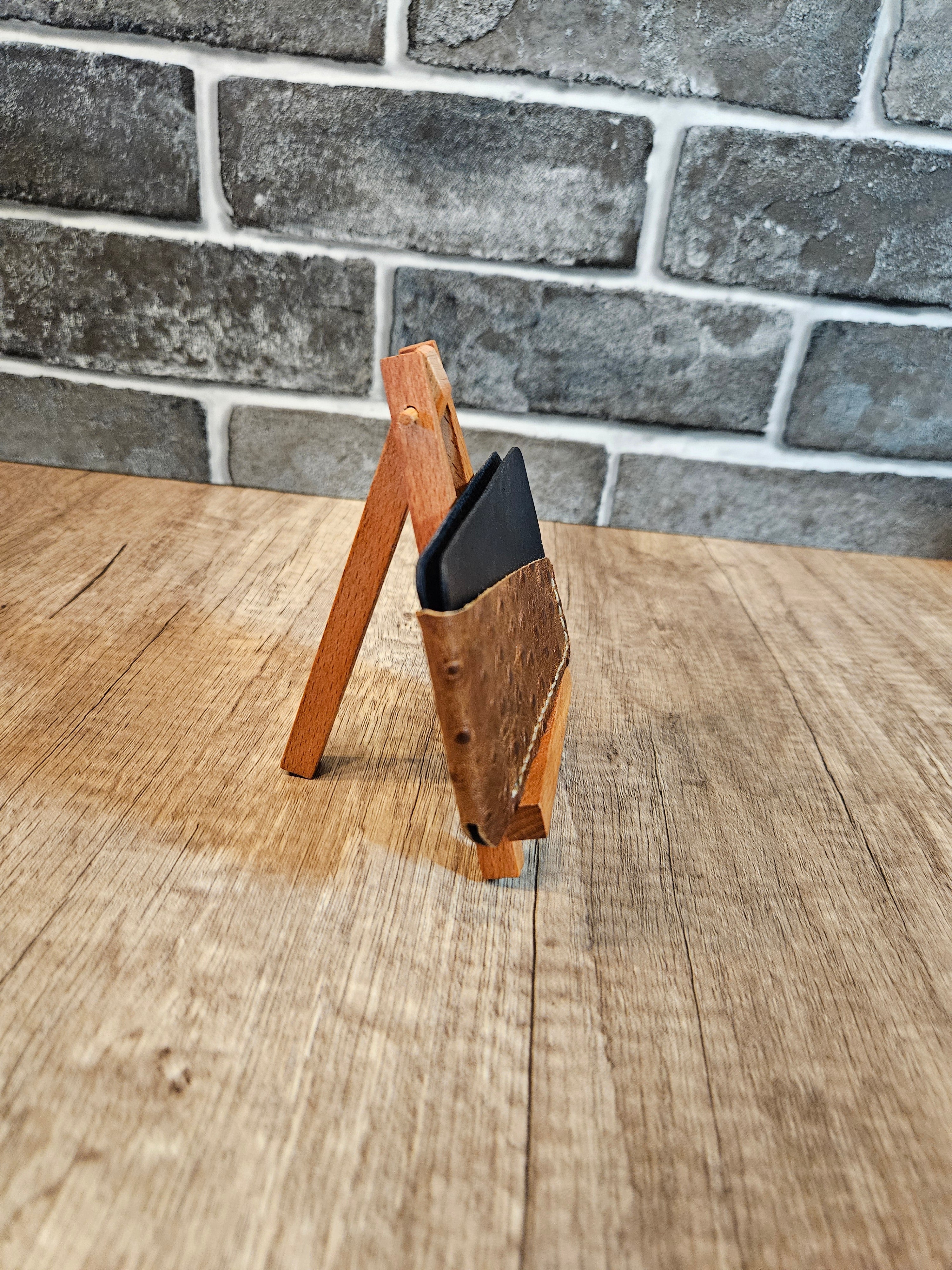The Hearthside Pocket Trio — All-Cow Leather Wallet