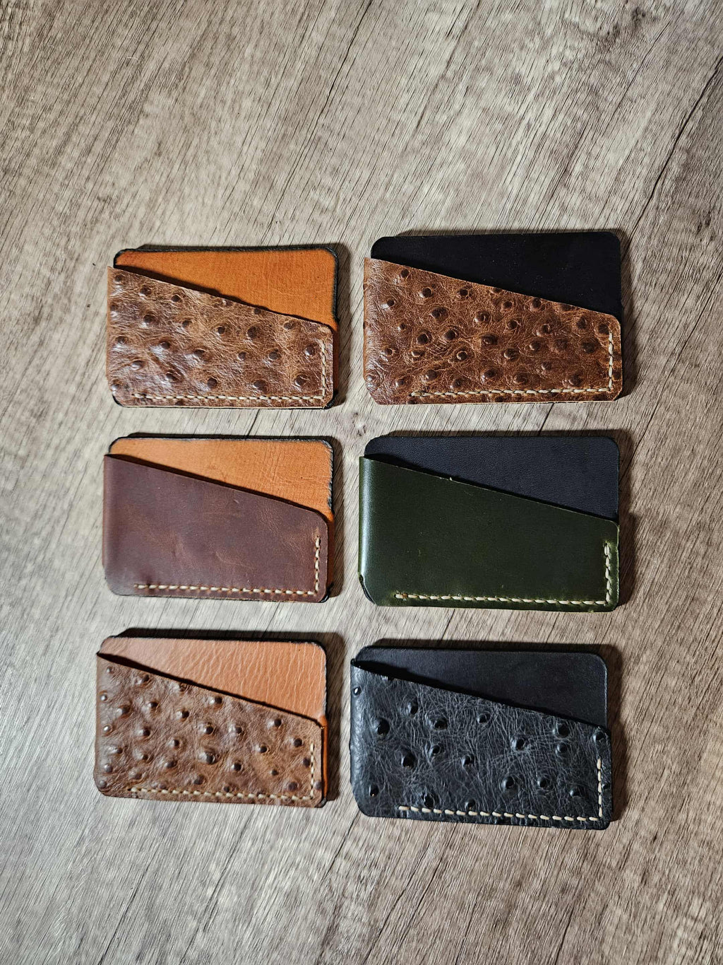 Wrap Wallet - All Real Cow Leather Slim Wallet
