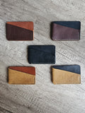 The Hearthside Pocket Trio — Bison Leather Wallet