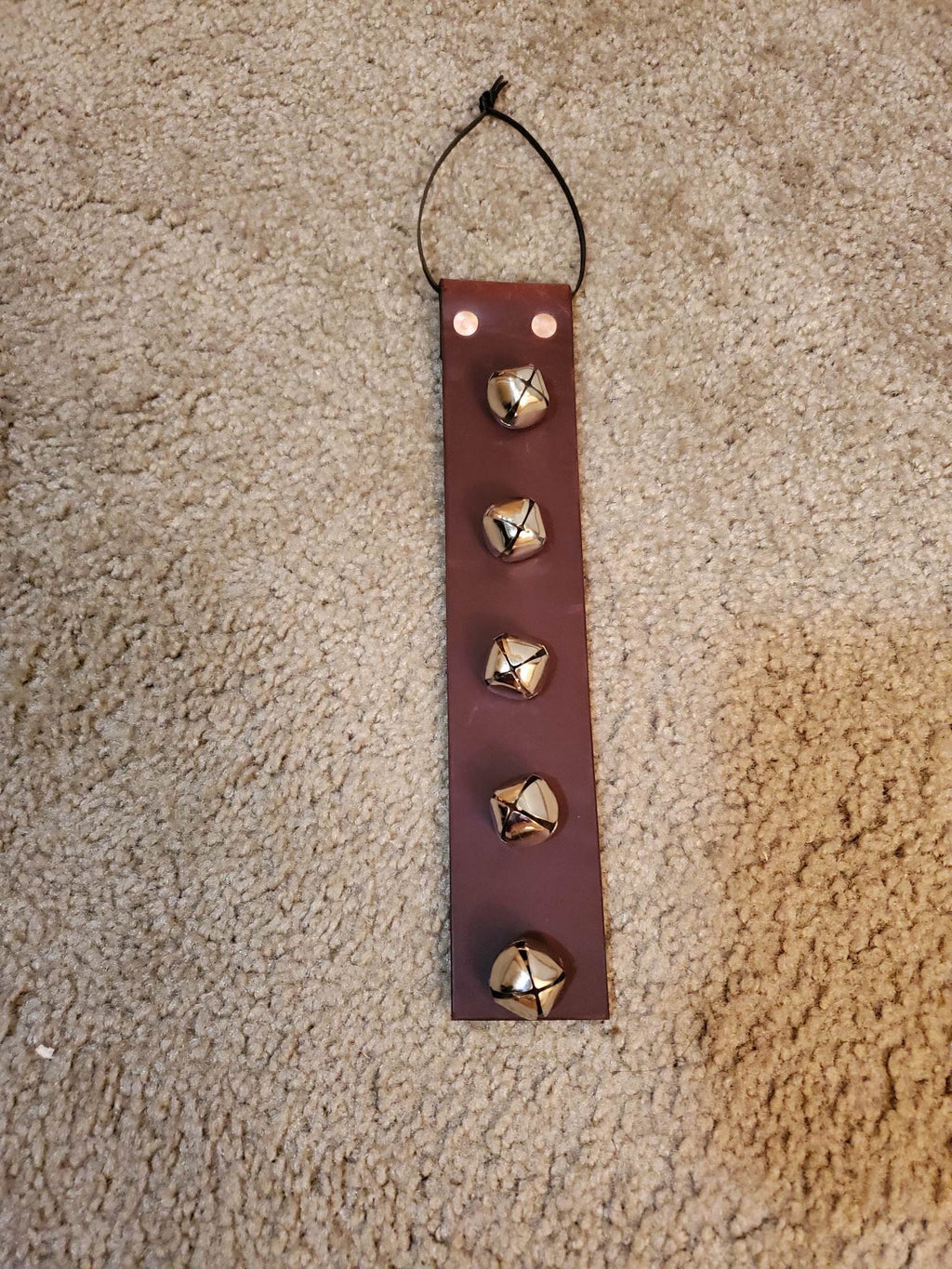 Doorknob Bells - Dog Potty Training - Door Security - Real Leather