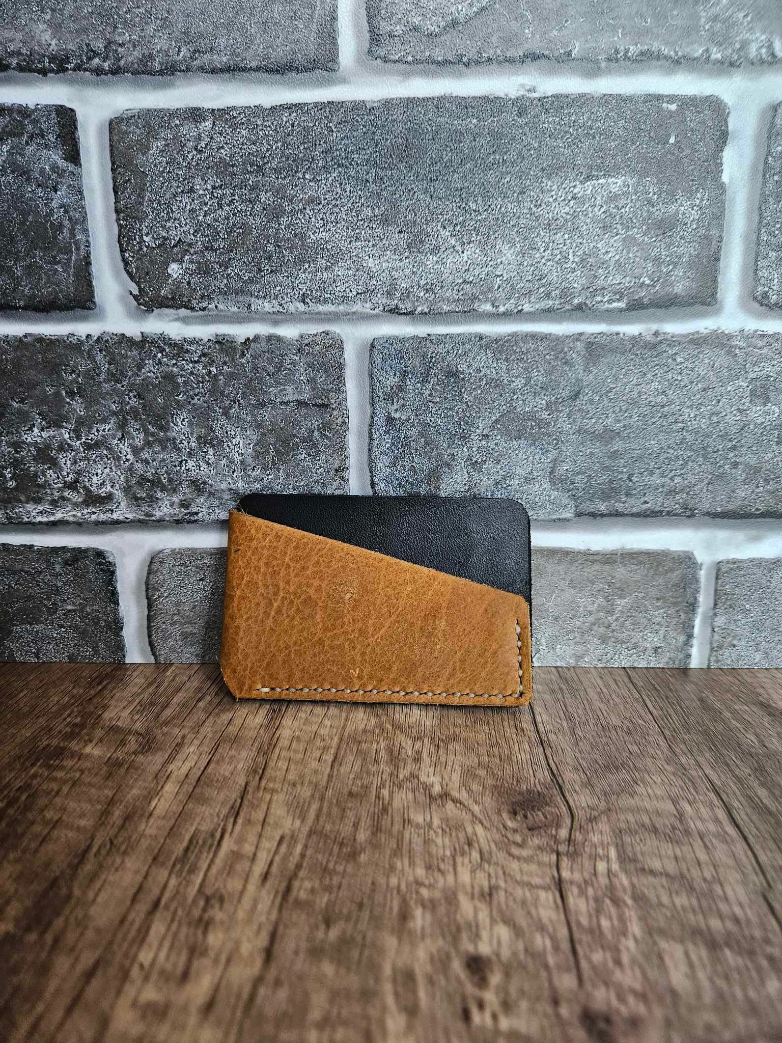 Bison Wrap Wallet - Handcrafted Leather Water Buffalo Slim Wallet