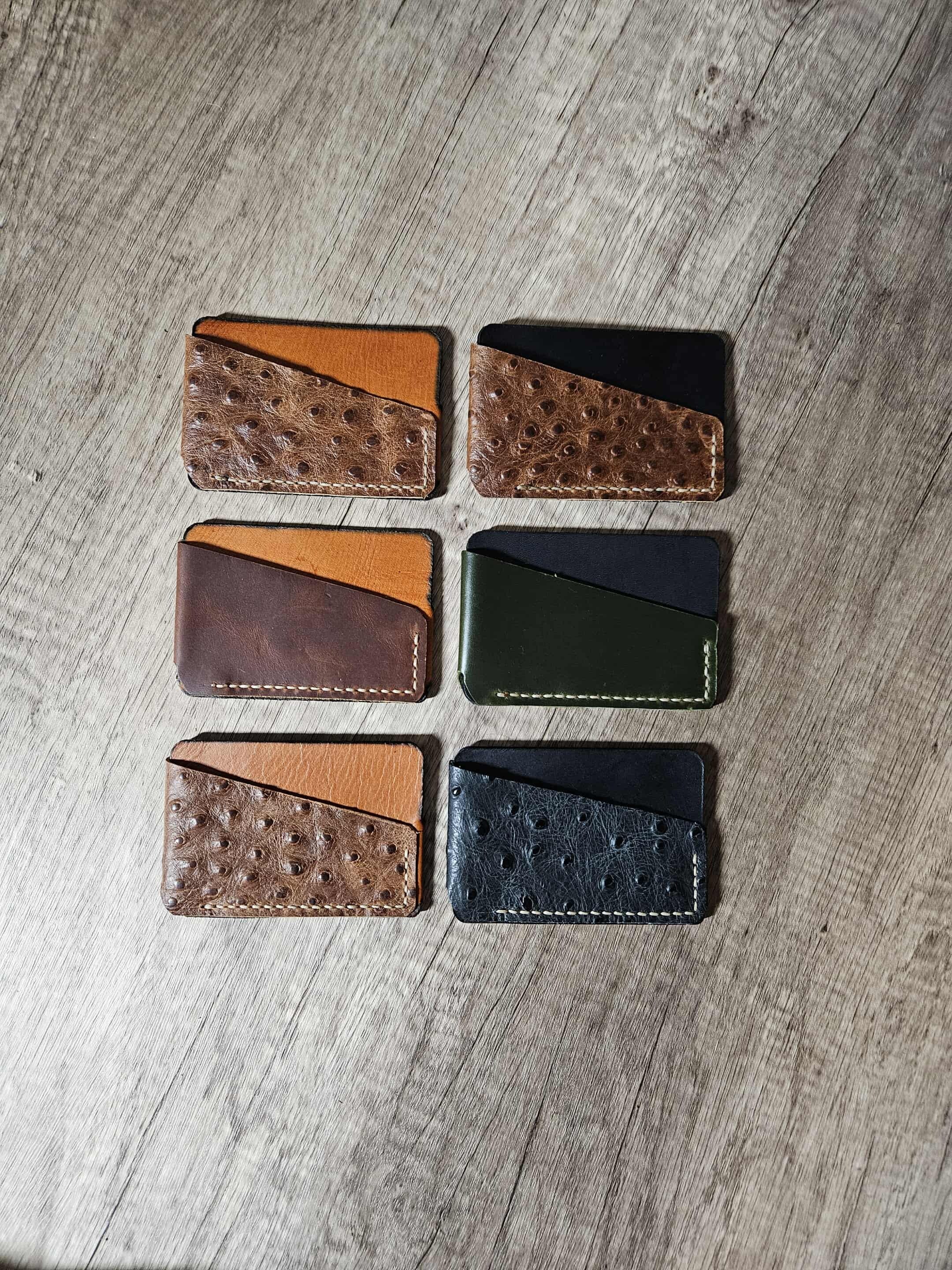 Wrap Wallet - All Real Cow Leather Slim Wallet