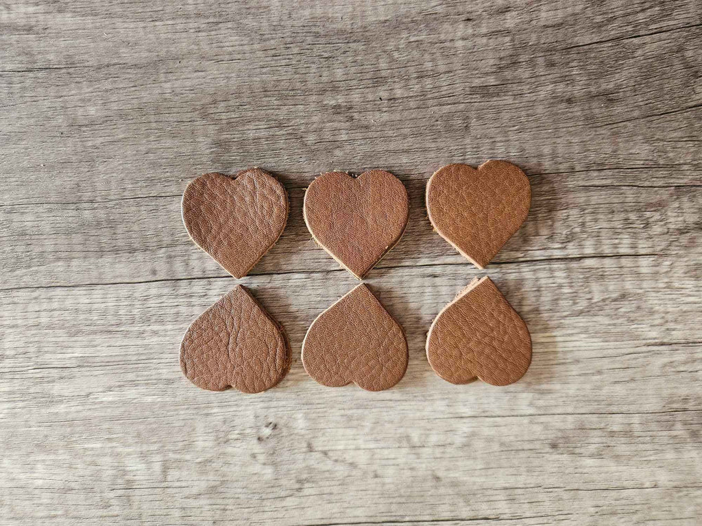 Leather DIY Craft Supplies - Brown Chrome Tan Earrings