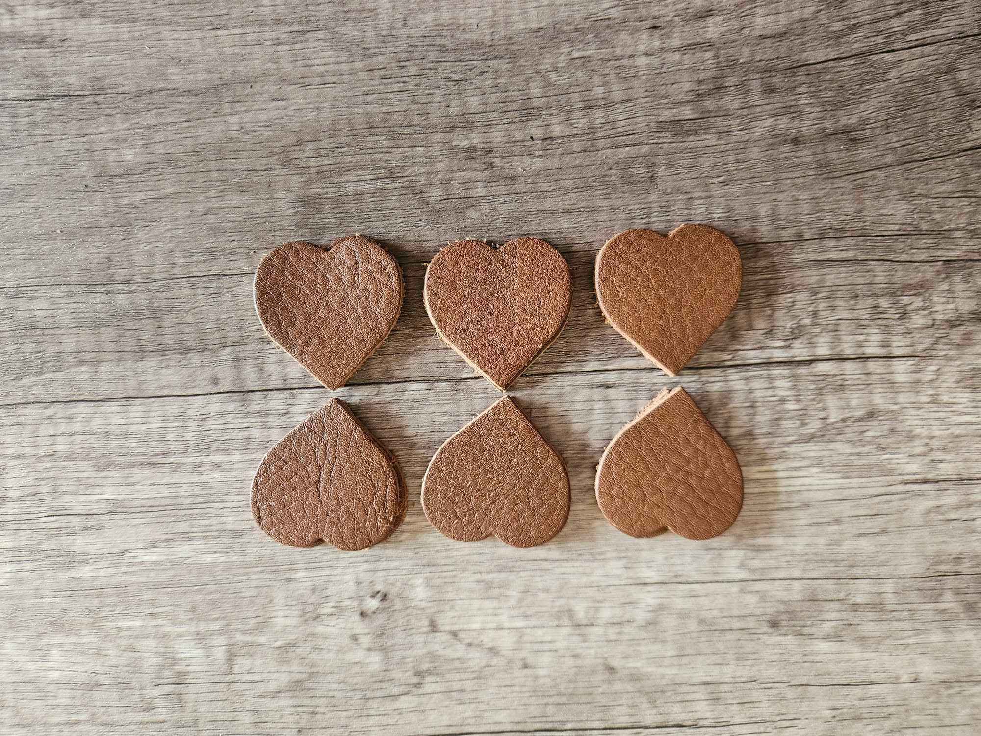 Leather DIY Craft Supplies - Brown Chrome Tan Earrings