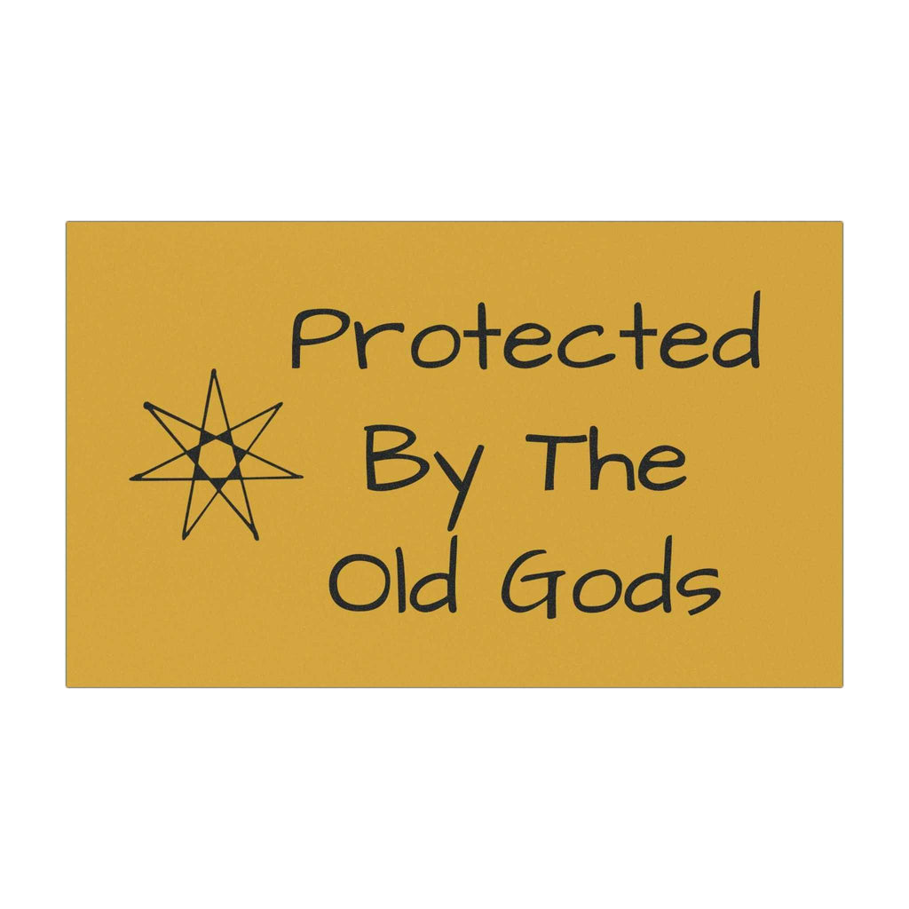 Protected By The Old Gods  Vehicle Car Magnet | Pagan Heathen Symbol