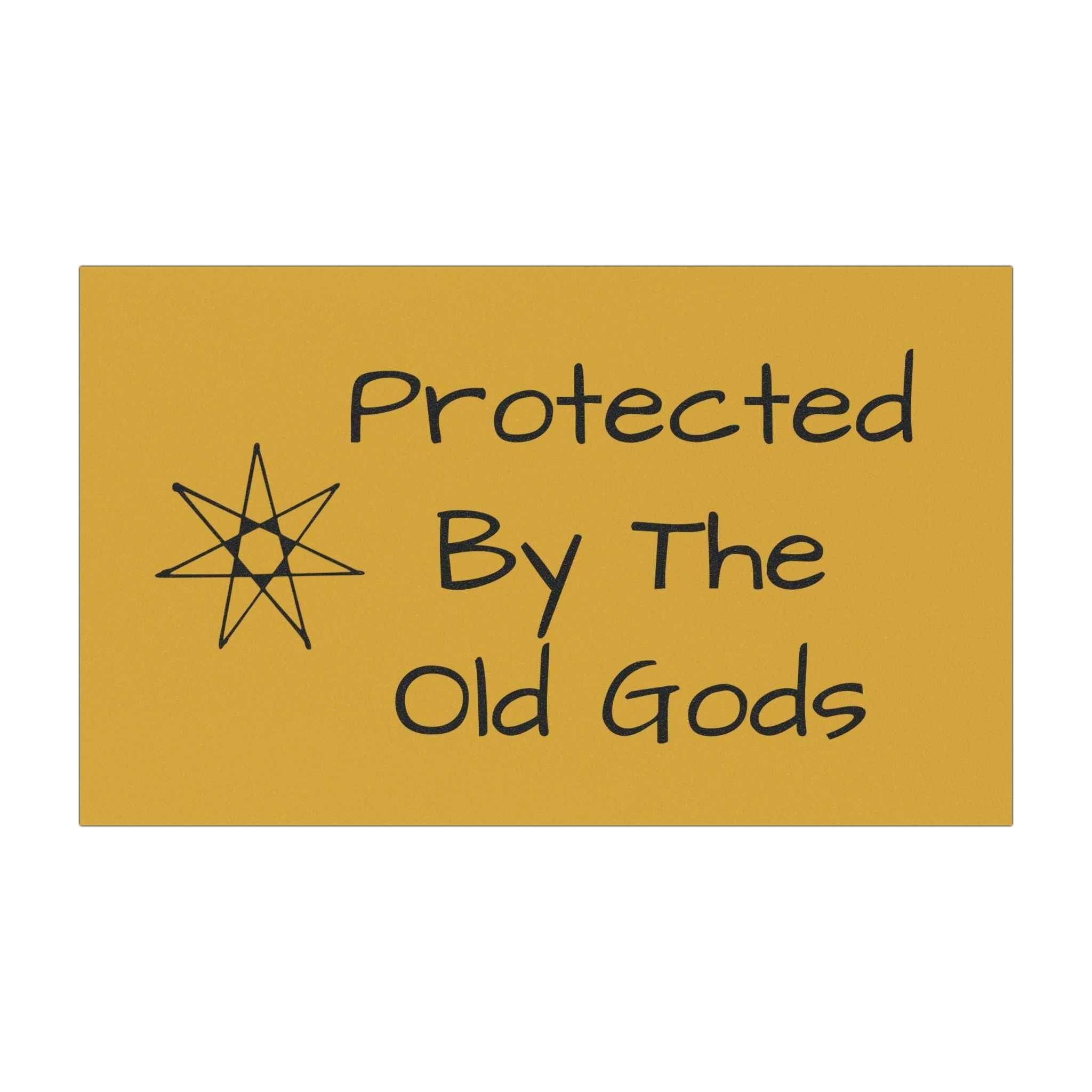Protected By The Old Gods  Vehicle Car Magnet | Pagan Heathen Symbol