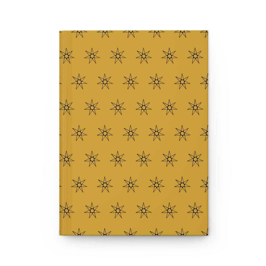 Starburst Yellow Hardcover Journal A5 | Matte