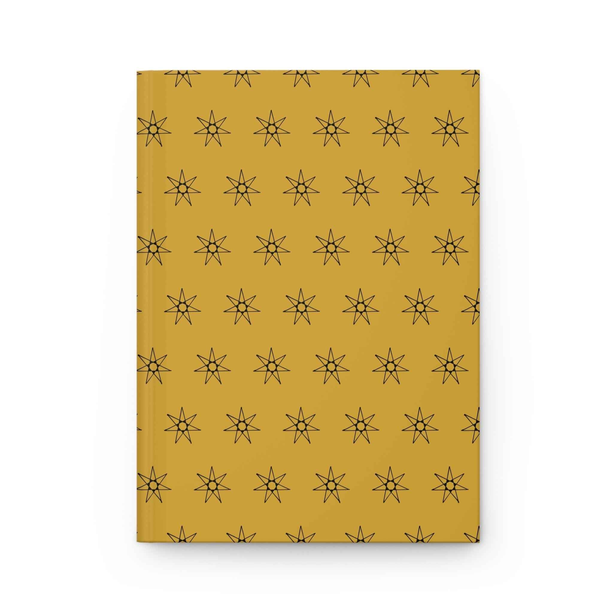 Starburst Yellow Hardcover Journal A5 | Matte