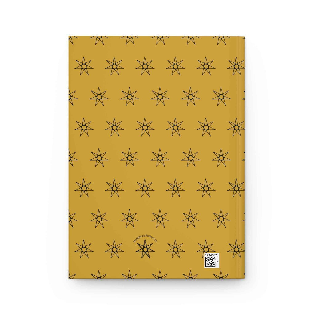 Starburst Yellow Hardcover Journal A5 | Matte