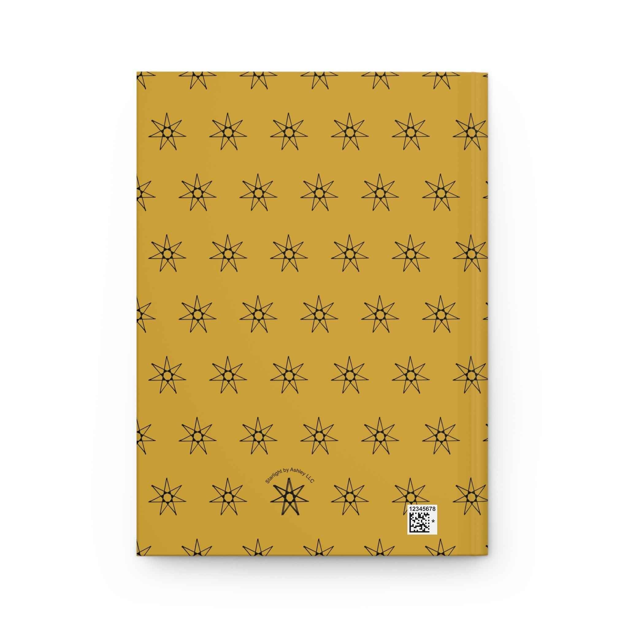 Starburst Yellow Hardcover Journal A5 | Matte