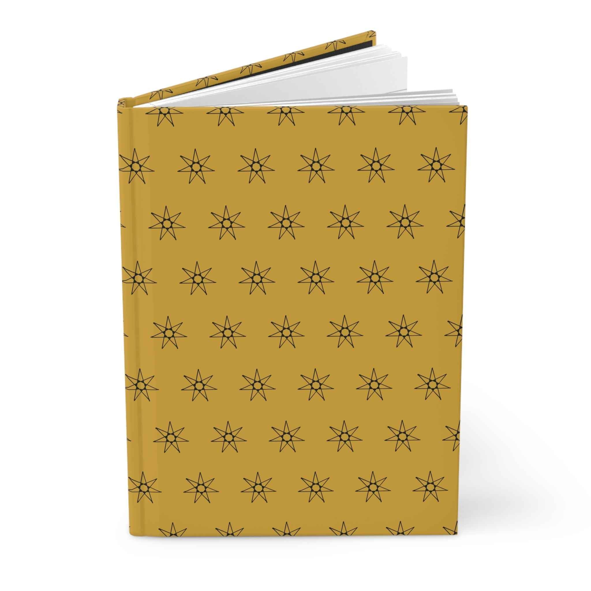 Starburst Yellow Hardcover Journal A5 | Matte