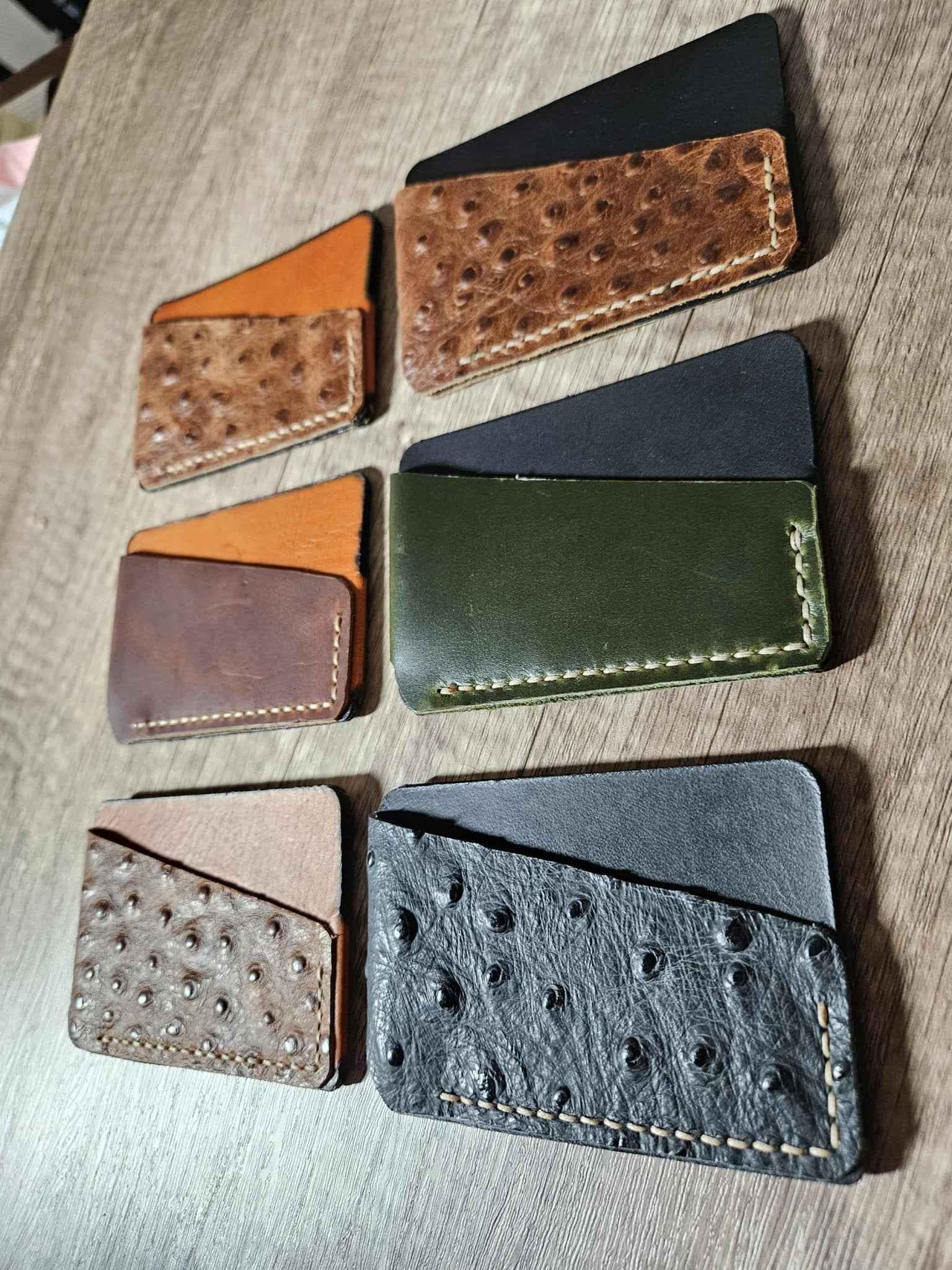 Wrap Wallet - All Real Cow Leather Slim Wallet