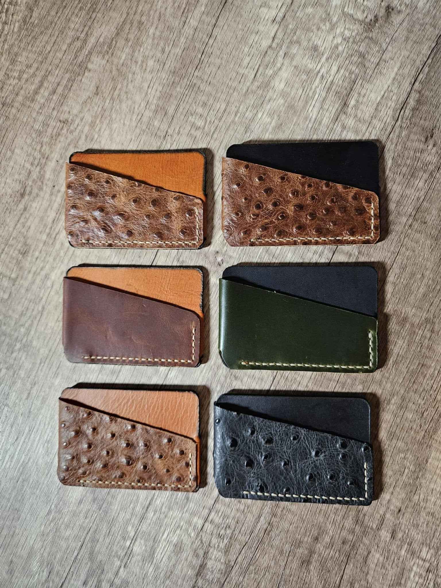 Wrap Wallet - All Real Cow Leather Slim Wallet